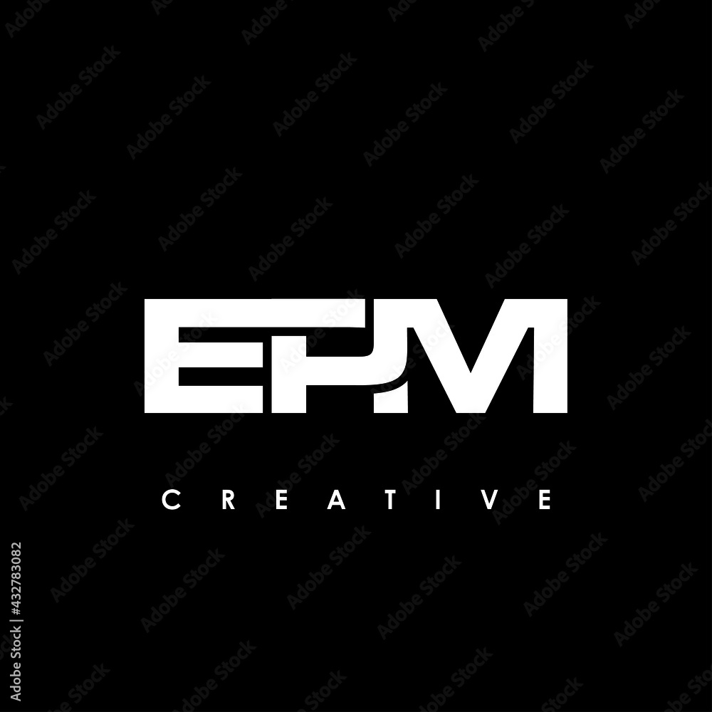 EPM Letter Initial Logo Design Template Vector Illustration