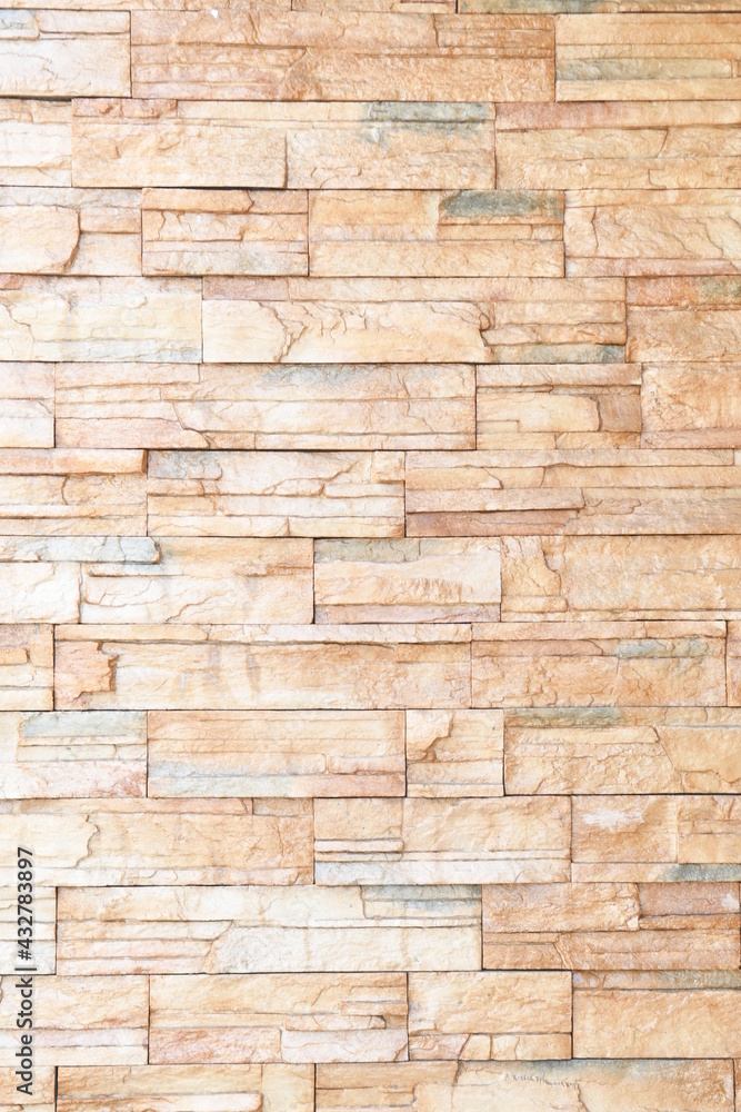 Fototapeta premium 土色の石壁