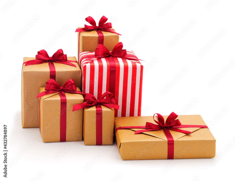 Gift boxes, gifts on a white background isolated. Gift boxes, gifts on a white background isolated.