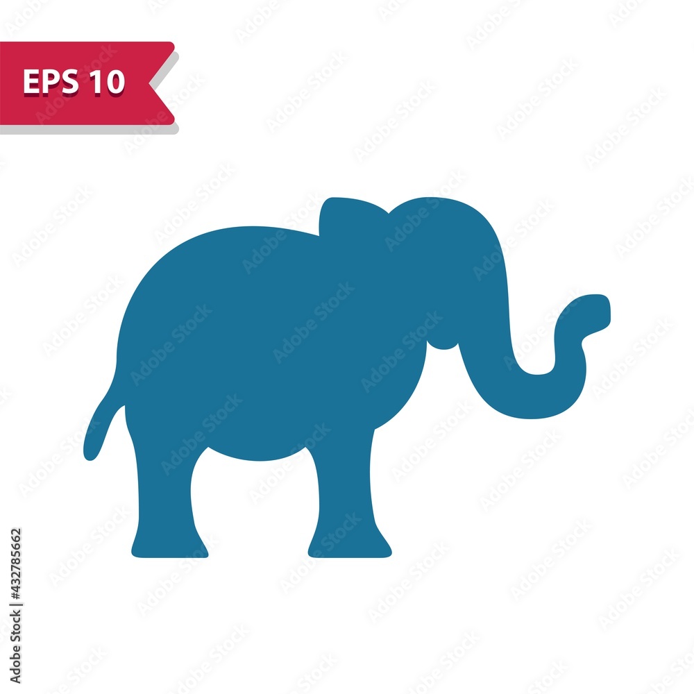 Fototapeta premium Elephant Icon