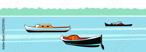 les bateaux pinasses d'arcachon