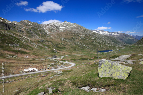 Old Gotthard alpine pass road