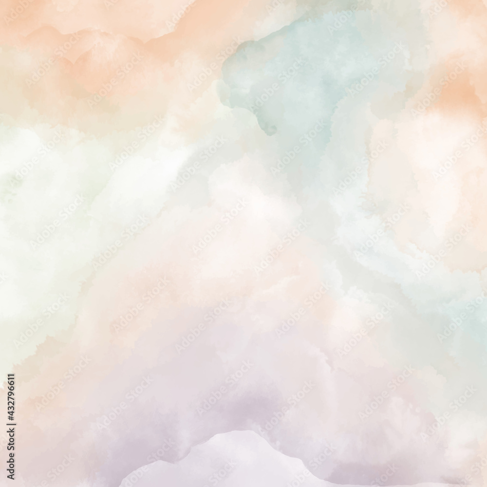 The paint background. Vector abstract cloud banner