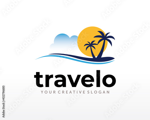 Travel logo design. Travel Agency Logo Vector Inspiration