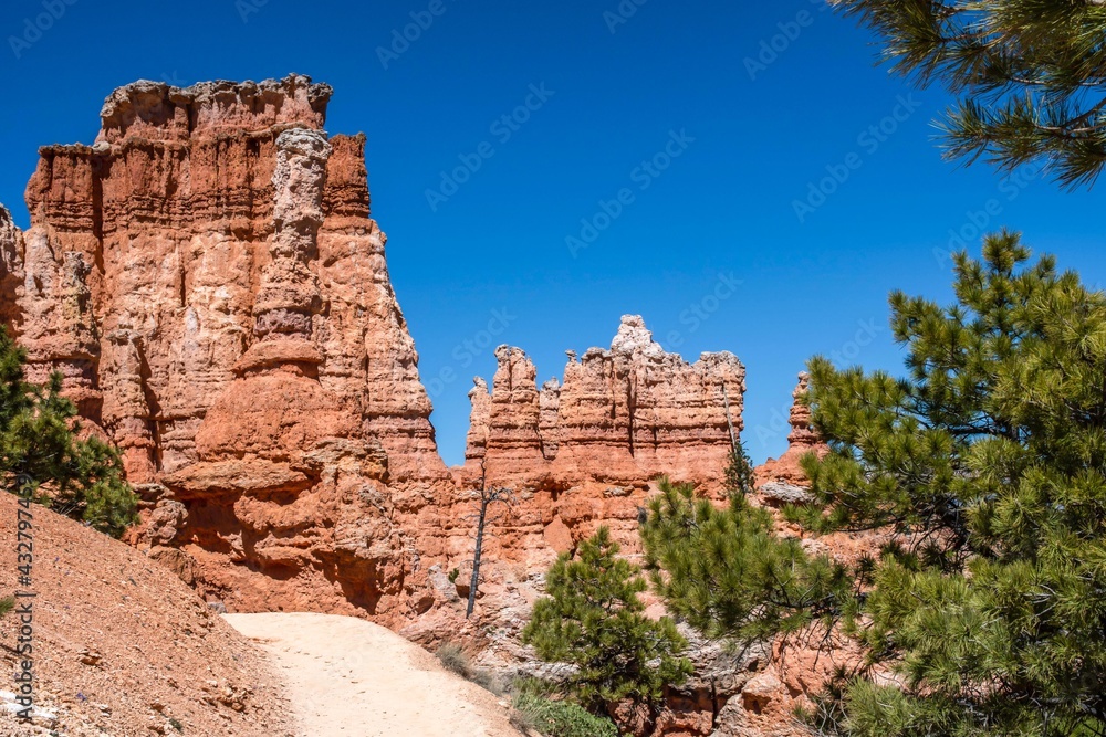 A gorgeous view of the landscape in Bryce Canyon National Park, Utah