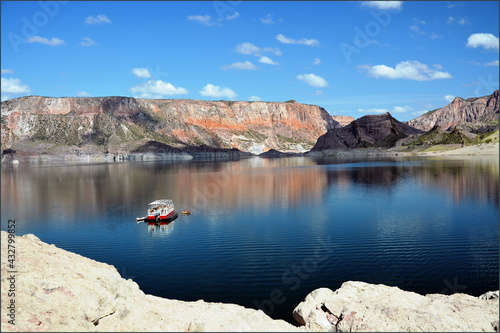 Atuel Canyon lake, San Rafael, Argentina