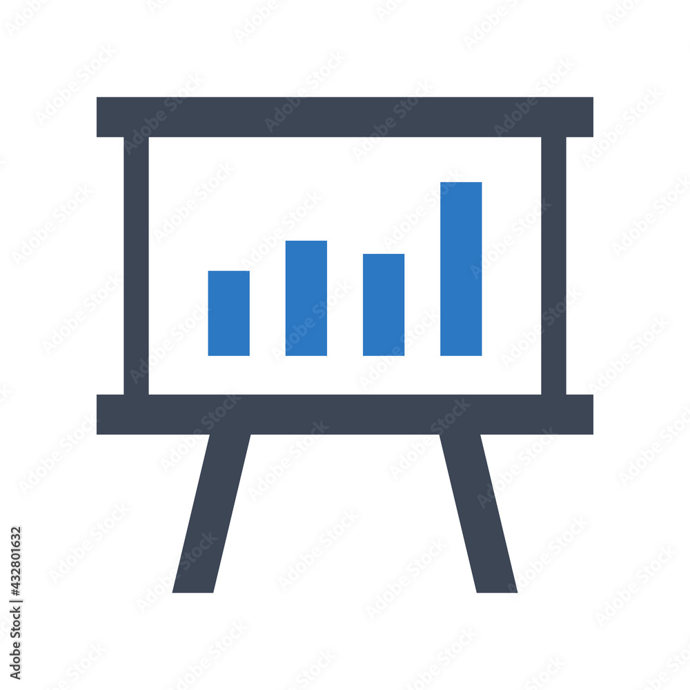 Whiteboard icon vector graphic illustration Whiteboard icon vector graphic illustration