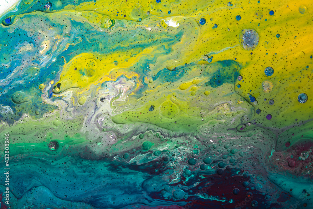 Abstract Blue Acrylic pour Liquid marble surfaces Design. Abstract Blue Acrylic pour Liquid marble surfaces Design.