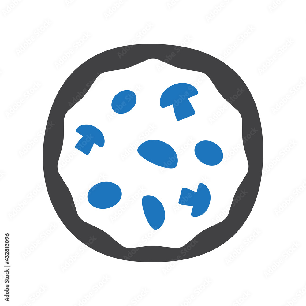 Vegetable pizza icon Vegetable pizza icon