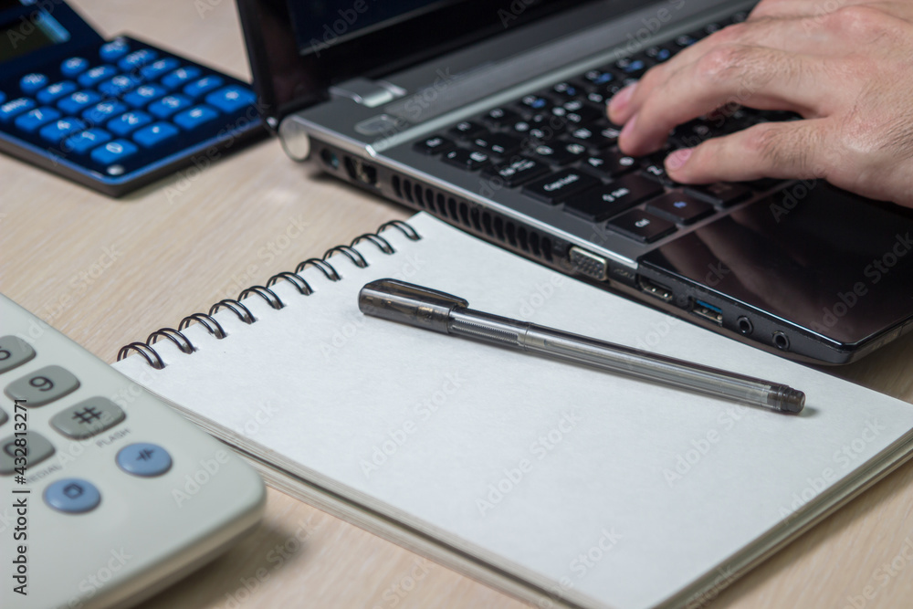 Office work. Business development concept. Increased sales. Sales management Office work. Business development concept. Increased sales. Sales management