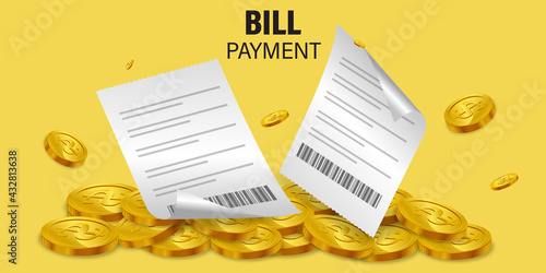 Money online on mobile phone, wallet, and credit card online Online spending Concept of cryptocurrency technology. Online shopping spending And digital money
