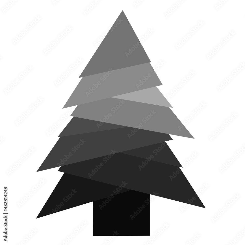 Fototapeta premium abstract christmas tree