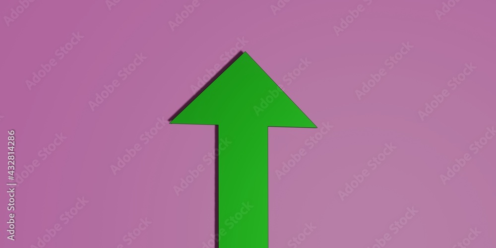 arrow pointing up , success or growth concept arrow pointing up , success or growth concept