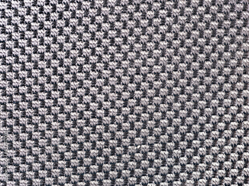 Seamless texture of black and white woven material