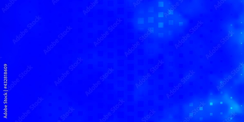Light BLUE vector template in rectangles.