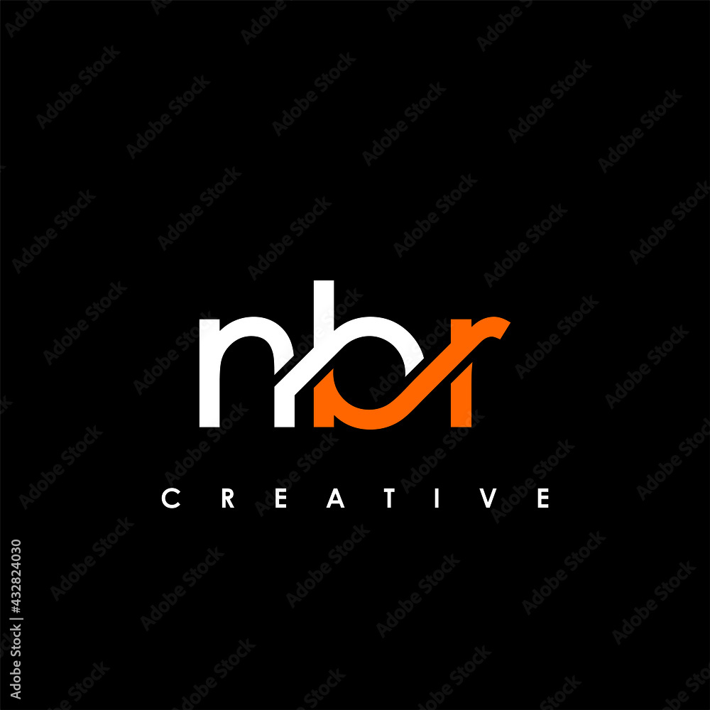 NBR Letter Initial Logo Design Template Vector Illustration NBR Letter Initial Logo Design Template Vector Illustration