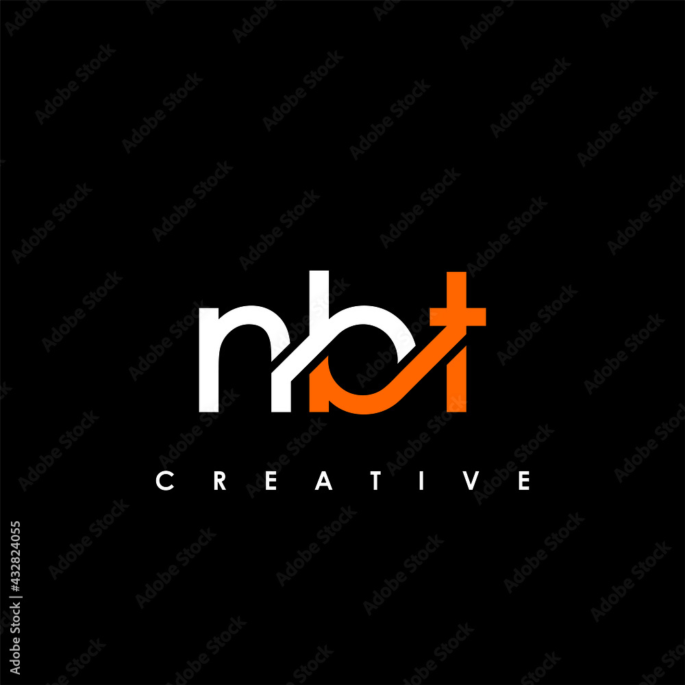 NBT Letter Initial Logo Design Template Vector Illustration