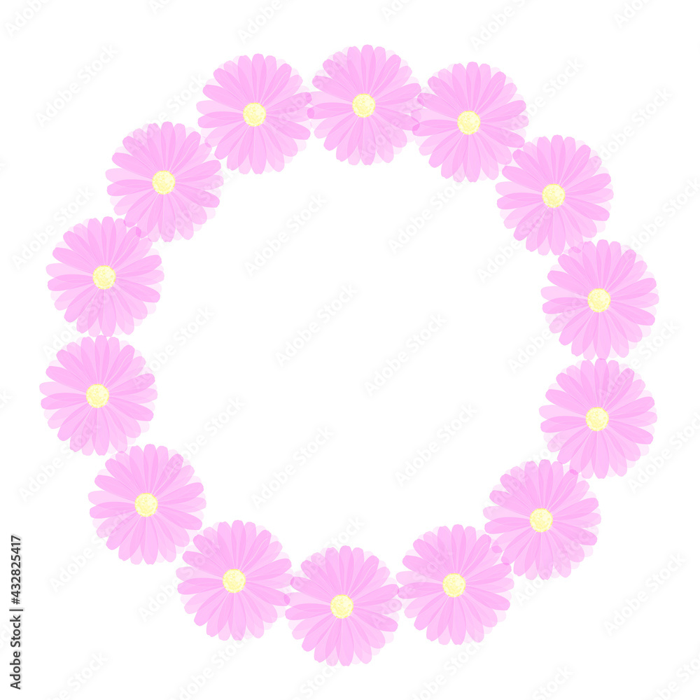pink flower frame pink flower frame