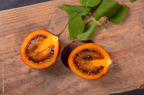 sliced tamarillo