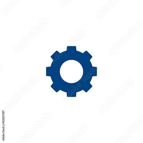 Gear icon vector for web, computer and mobile app