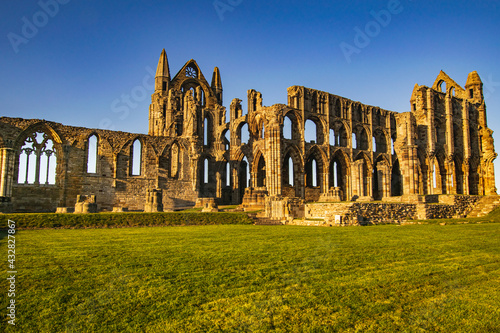 Bild auf Leinwand WHITBY ABBEY, a centre of the medieval Northumbrian Kingdom
