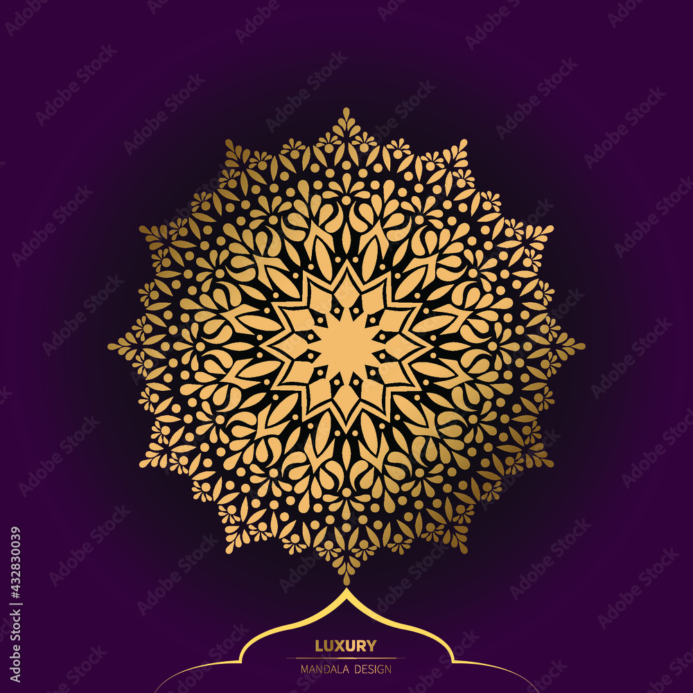 luxury modern mandala design 