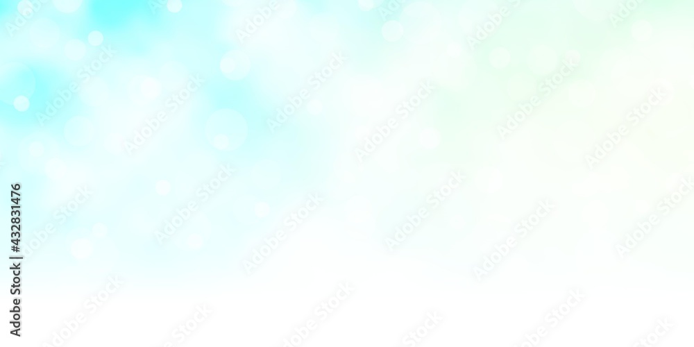 Light BLUE vector layout with circles. Light BLUE vector layout with circles.