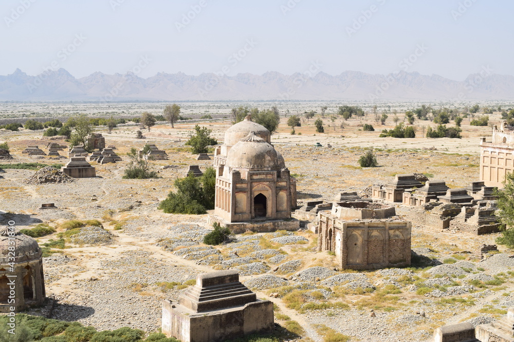 Historical Tombs In A Graveyard