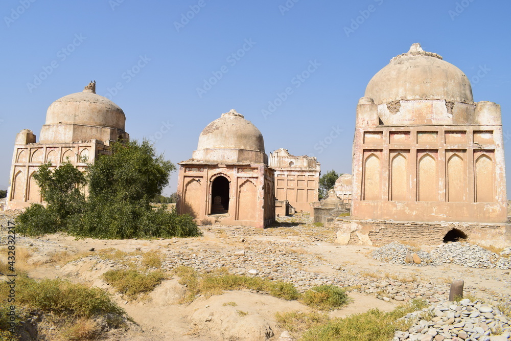 Historical Tombs In A Graveyard