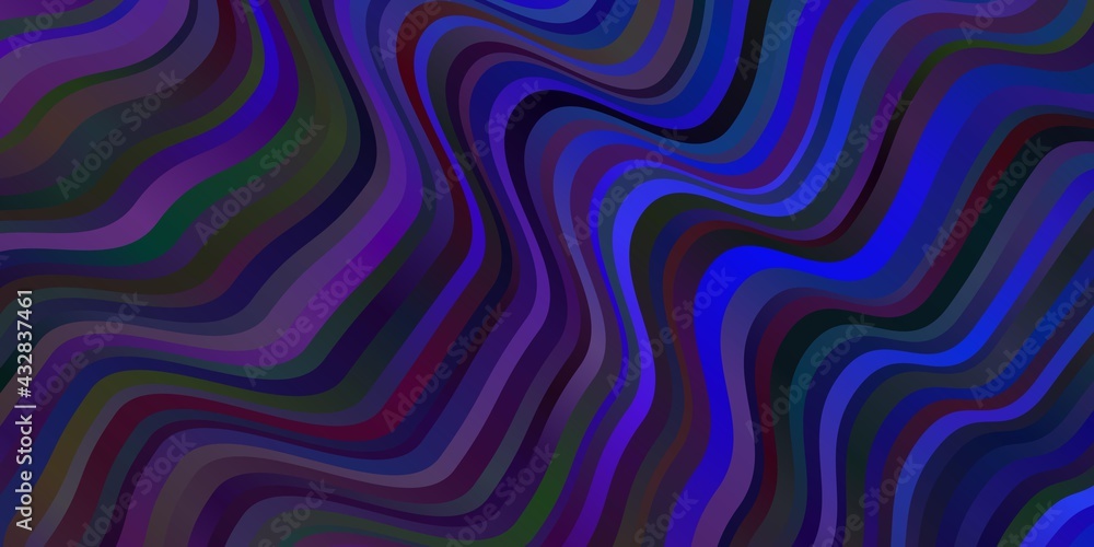 Dark Pink, Blue vector layout with curves. Dark Pink, Blue vector layout with curves.