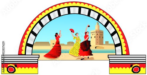 décor espagne flamenco