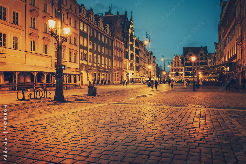 Fototapeta premium street at night