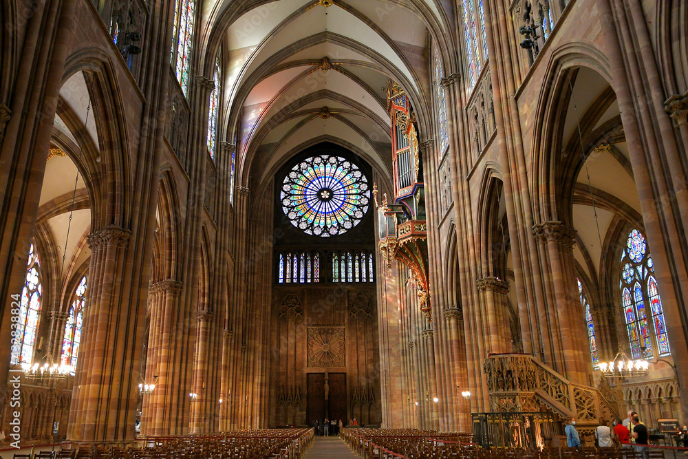 Cathédrale de Strasbourg, la rosace.