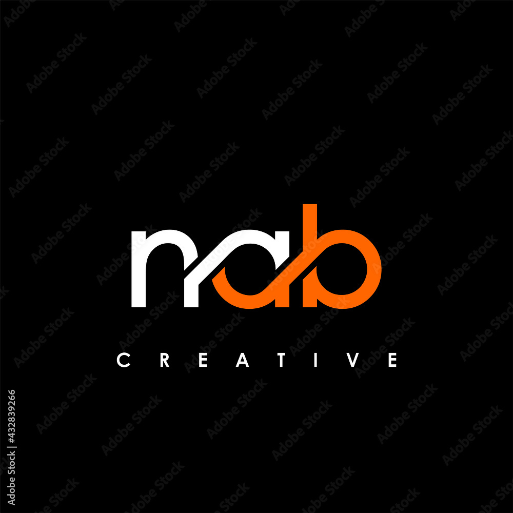 NAB Letter Initial Logo Design Template Vector Illustration  Stock-Vektorgrafik | Adobe Stock