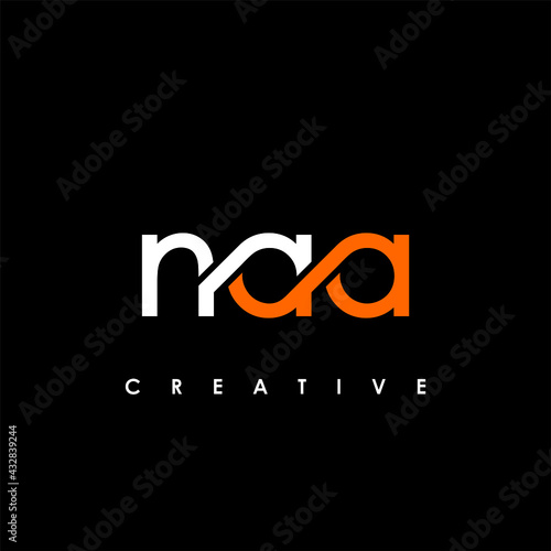 NAA Letter Initial Logo Design Template Vector Illustration photo