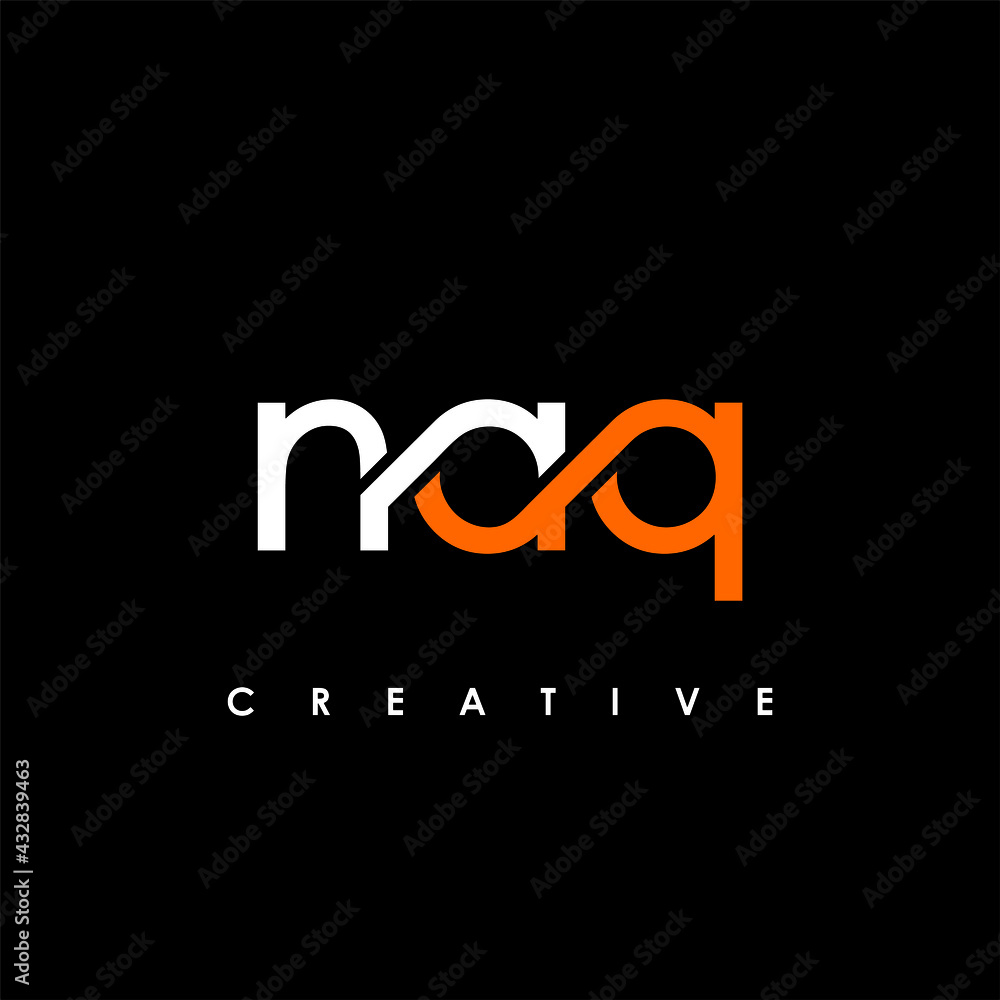 NAQ Letter Initial Logo Design Template Vector Illustration