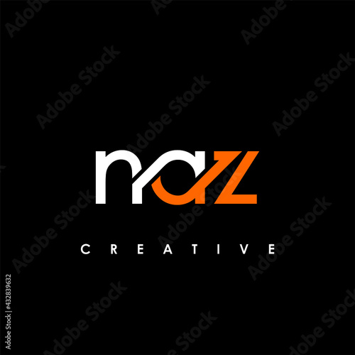 NAZ Letter Initial Logo Design Template Vector Illustration photo