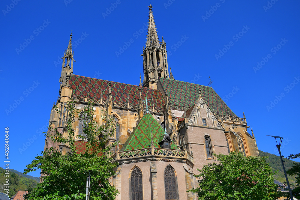 La Collégiale de Thann. StockFoto Adobe Stock
