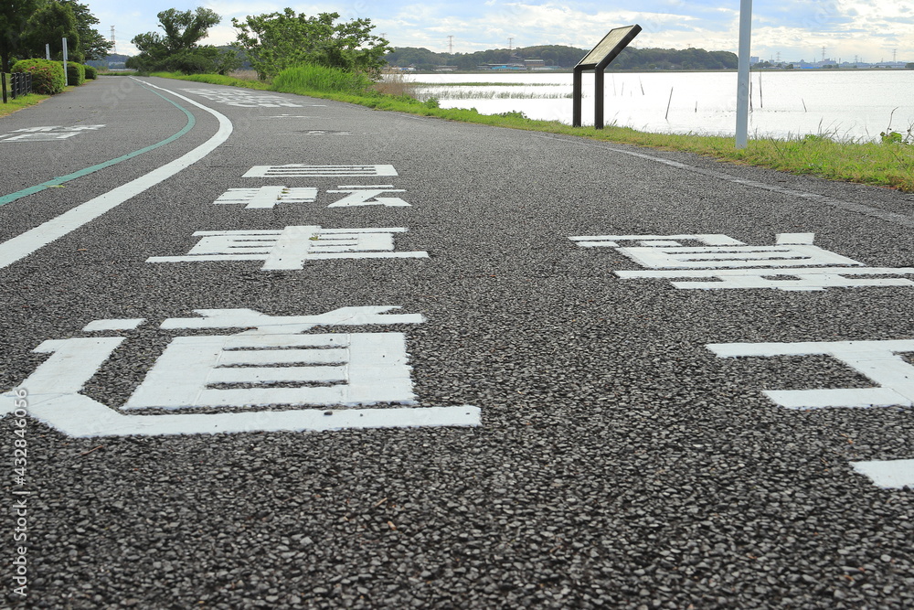 Fototapeta premium 自転車道