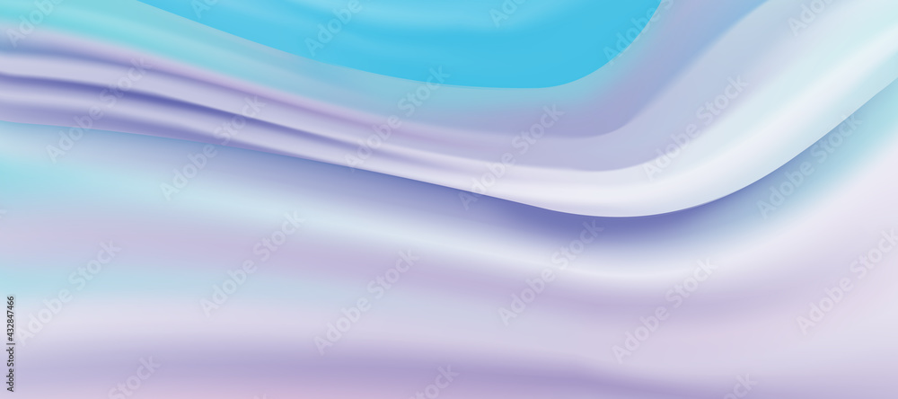 Web header background design with liquid violet and blue paint flow. 
Abstract fluid background for website, brochure, banner, poster.