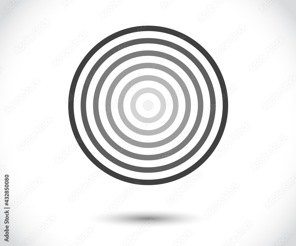 Concentric circle elements. Element for graphic web design, Template for print, textile, wrapping, decoration, vector illustration Concentric circle elements. Element for graphic web design, Template for print, textile, wrapping, decoration, vector illustration