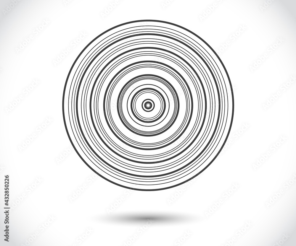Concentric circle elements. Element for graphic web design, Template for print, textile, wrapping, decoration, vector illustration Concentric circle elements. Element for graphic web design, Template for print, textile, wrapping, decoration, vector illustration