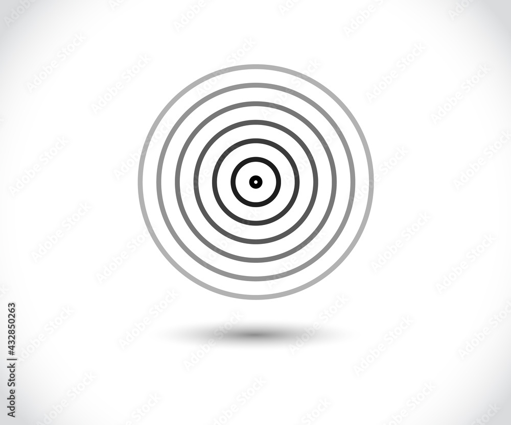 Concentric circle elements. Element for graphic web design, Template for print, textile, wrapping, decoration, vector illustration Concentric circle elements. Element for graphic web design, Template for print, textile, wrapping, decoration, vector illustration
