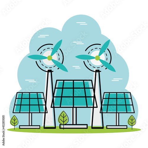 green energy scene