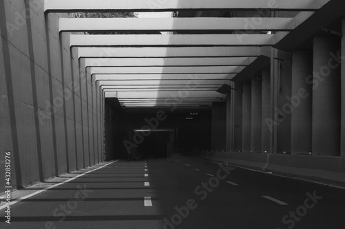 tunnel in the city photo