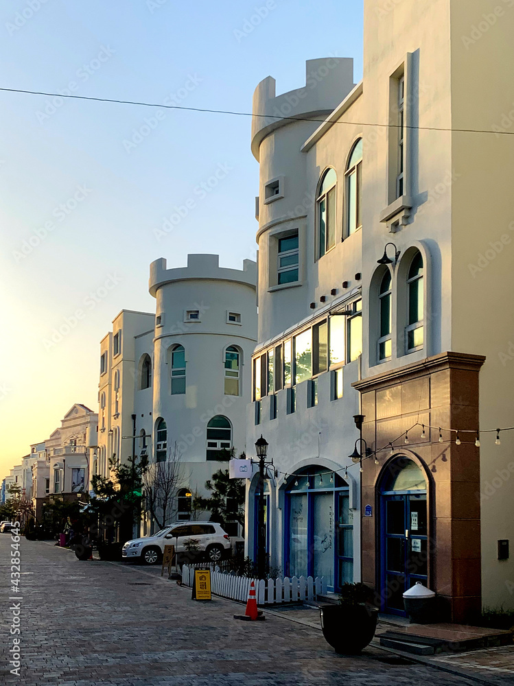 Fototapeta premium city street view