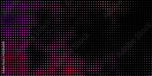 Light Pink, Yellow vector pattern with circles.