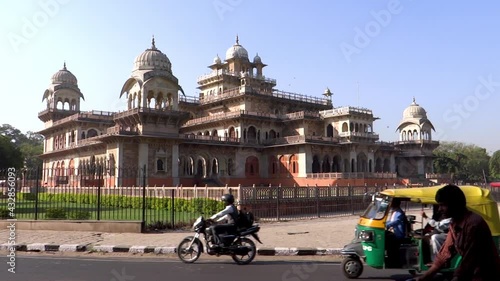 Albert Hall Museum in Jaipur, India, building exterior photo