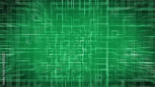 Wallpaper Mural Green 3D Circuit Board Loop Forward Animation Background Torontodigital.ca