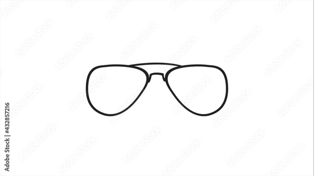 Police glasses icon animation, search animated icon 4k resolution Police glasses icon animation, search animated icon 4k resolution